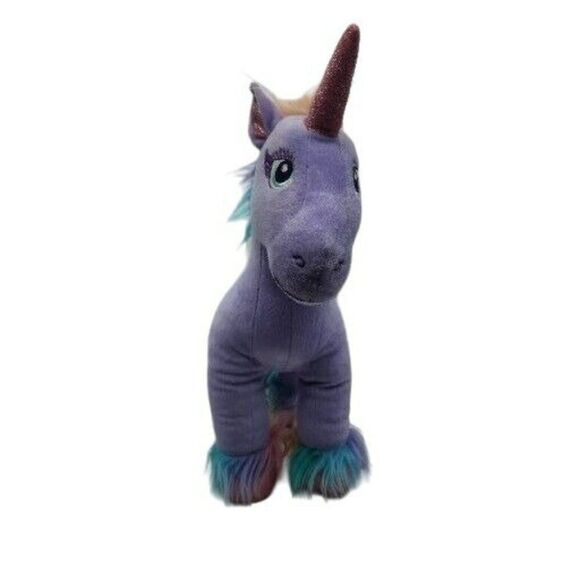 Build A Bear Unicorn Plush Fairy Beary Friends Purple Enchanted Rainbow BAB - Picture 2 of 6